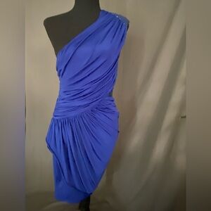 2b Bebe one shoulder sequin detail dress